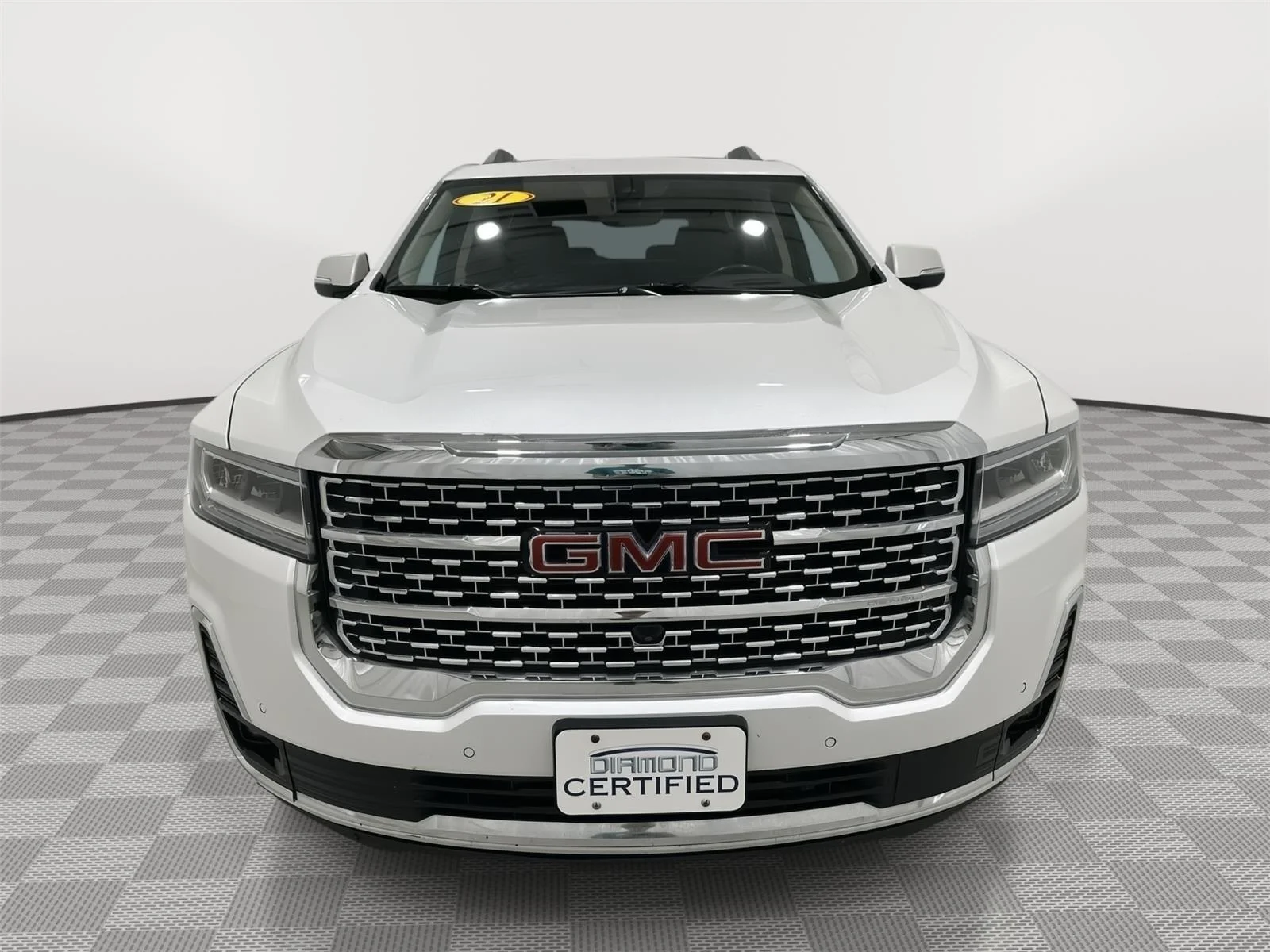 Used 2021 WHITE FROST TRICOAT GMC Denali image 8