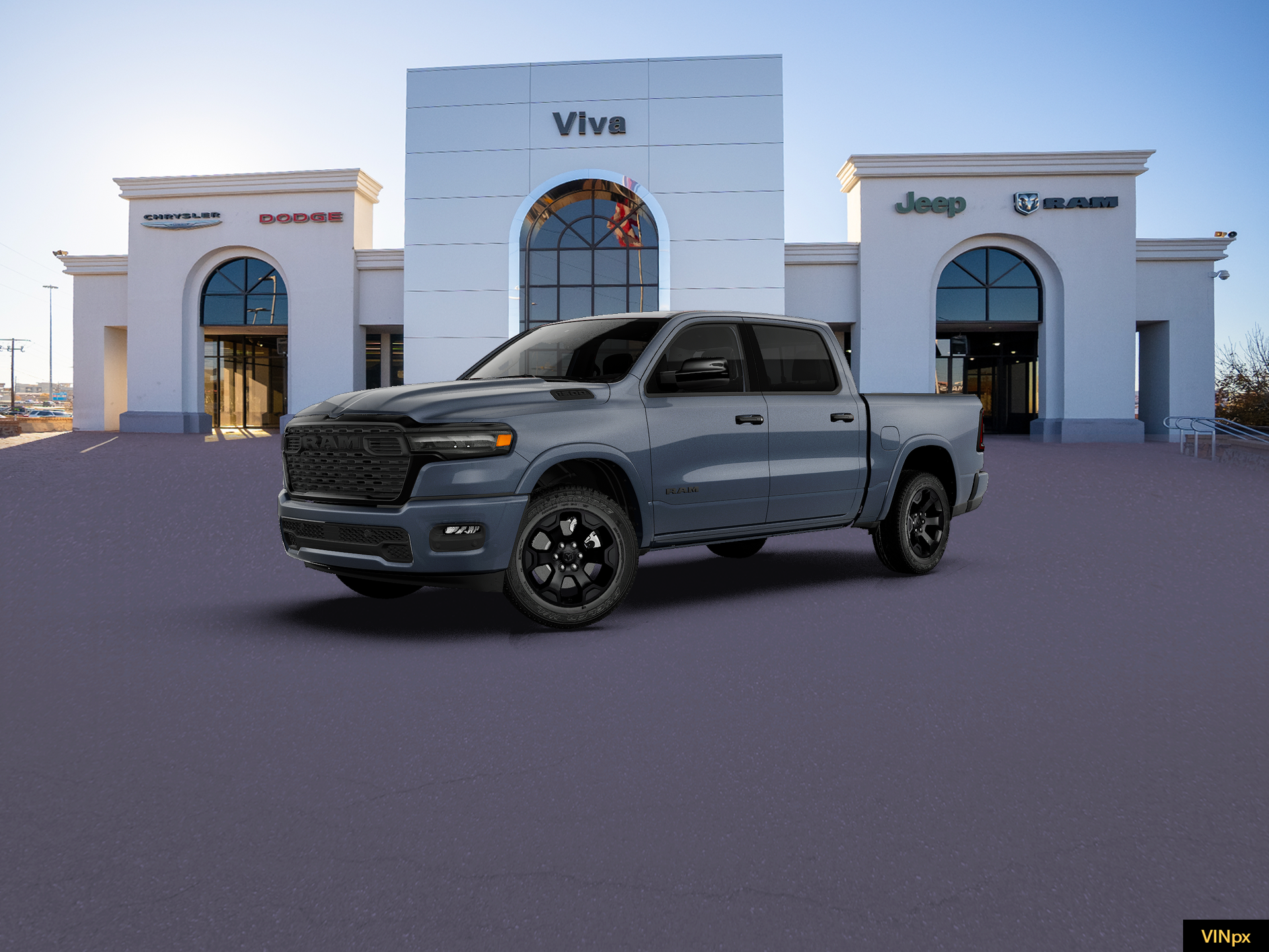New 2027 Forged Blue Metallic RAM Big Horn/Lone Star image 2