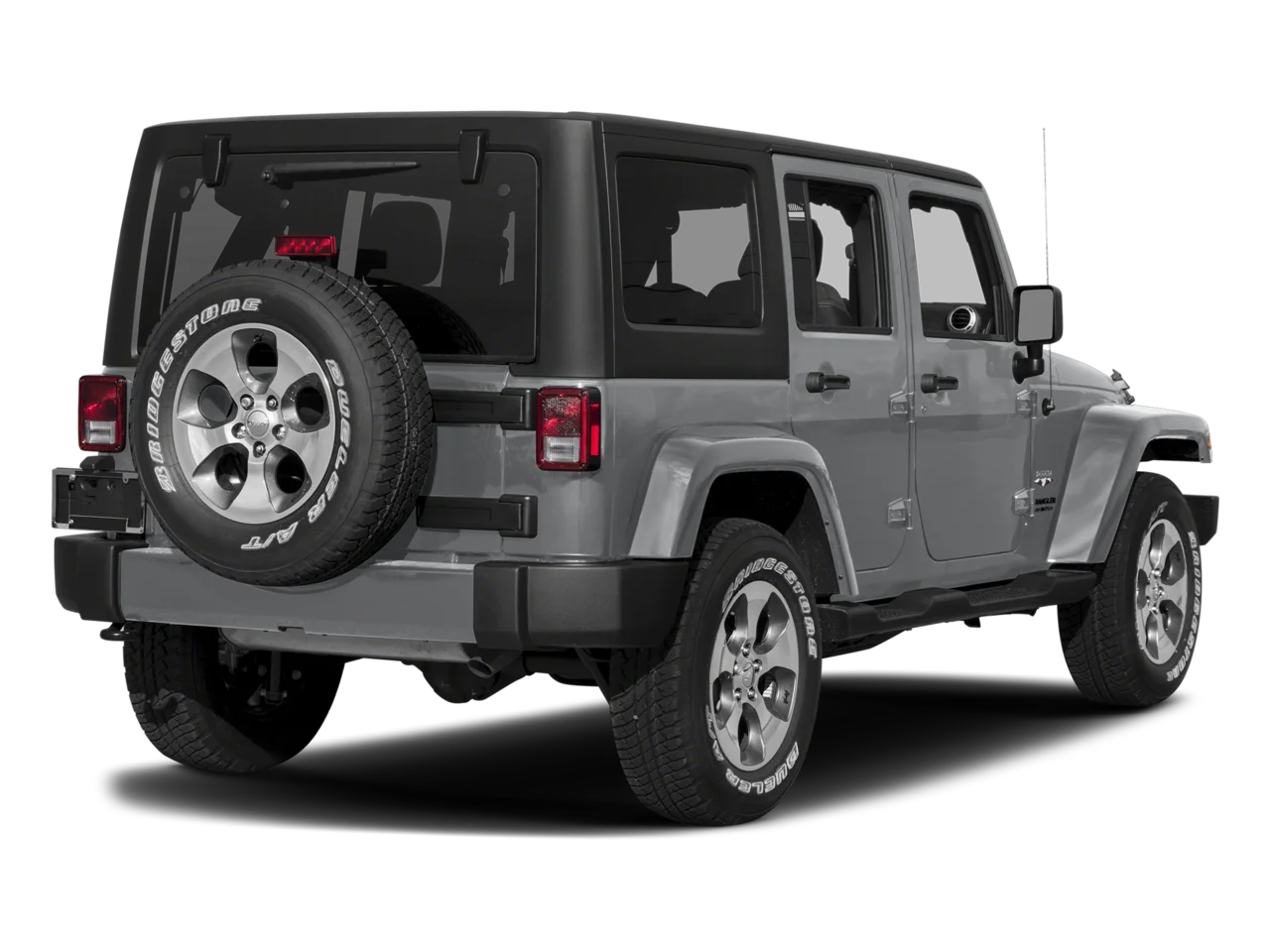 Used 2017 Billet Silver Metallic Clearcoat Jeep Sahara 4x4 image 2