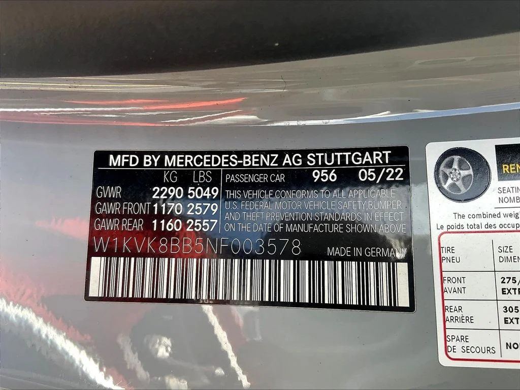 Used 2022 Selenite Gray Metallic Mercedes-Benz SL 63 AMG® image 17