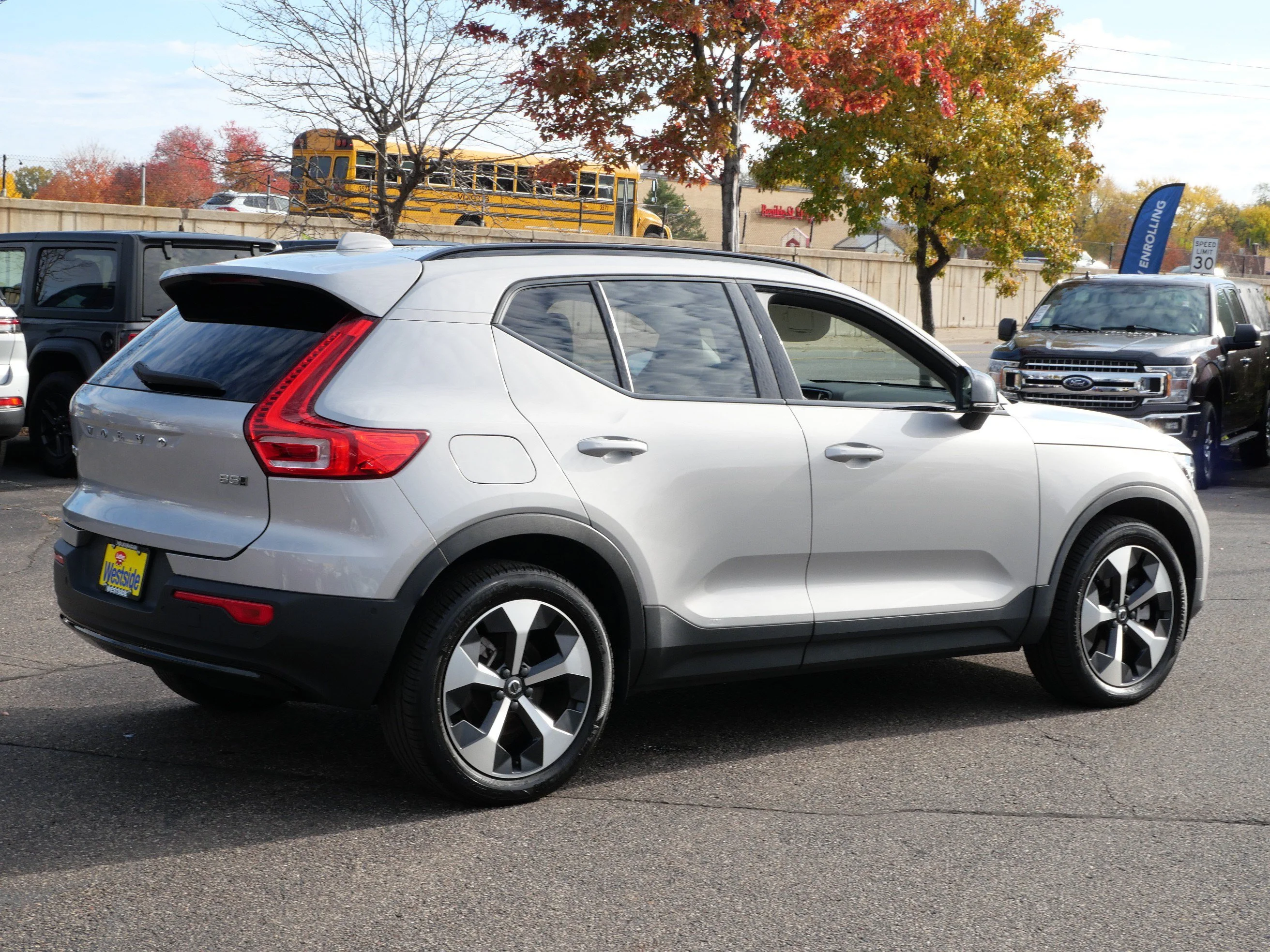 Used 2024 Silver Dawn Metallic Volvo Plus Dark Theme image 7