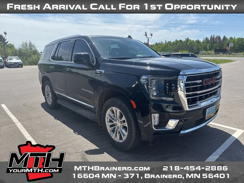 Used 2021 Black GMC SLT image 1