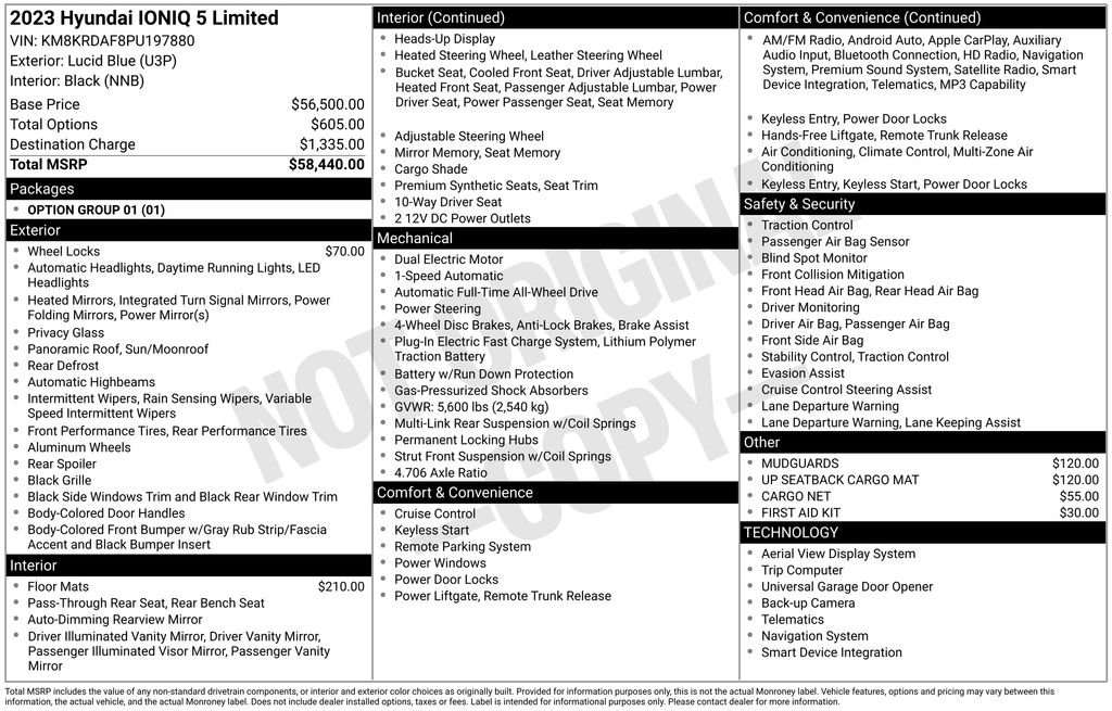 Certified Used 2023 Blue Hyundai Limited image 2