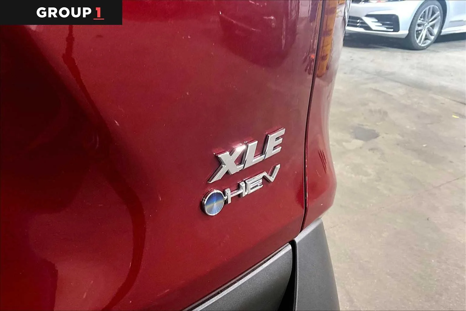 Certified Used 2025 Ruby Flare Pearl Toyota Hybrid XLE image 10
