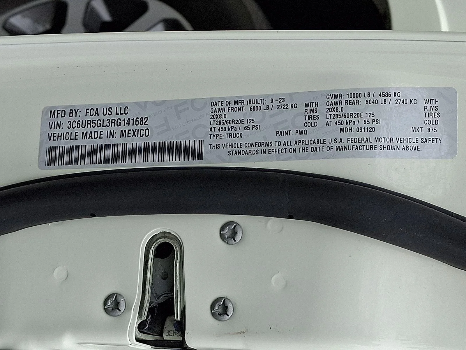 Used 2024 Pearl White Ram Longhorn image 27