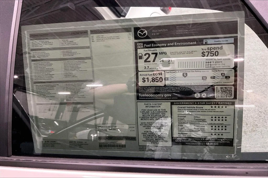 New 2026 Snowflake White Pearl Mazda 2.5 S Preferred AWD image 13