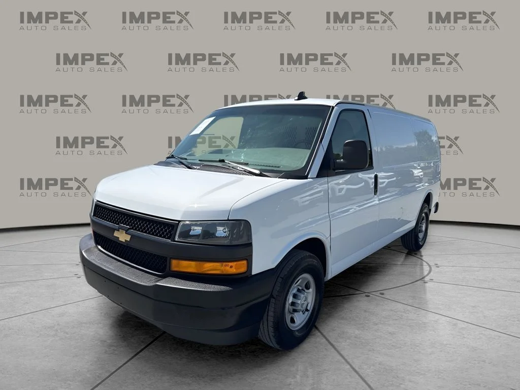Used 2023 White Chevrolet Work Van image 1