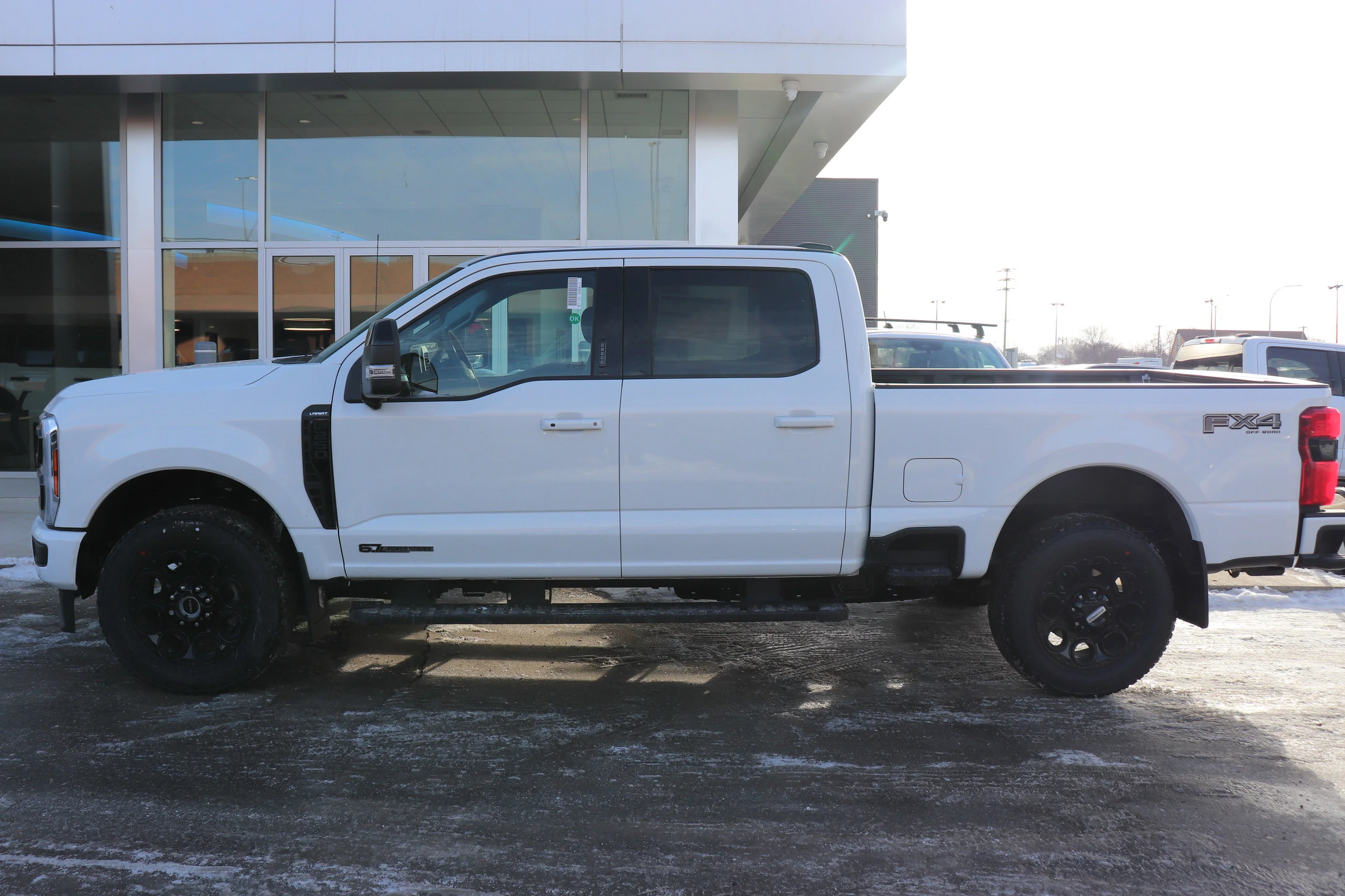 New 2026 Star White Metallic Tri-Coat Ford LARIAT image 3