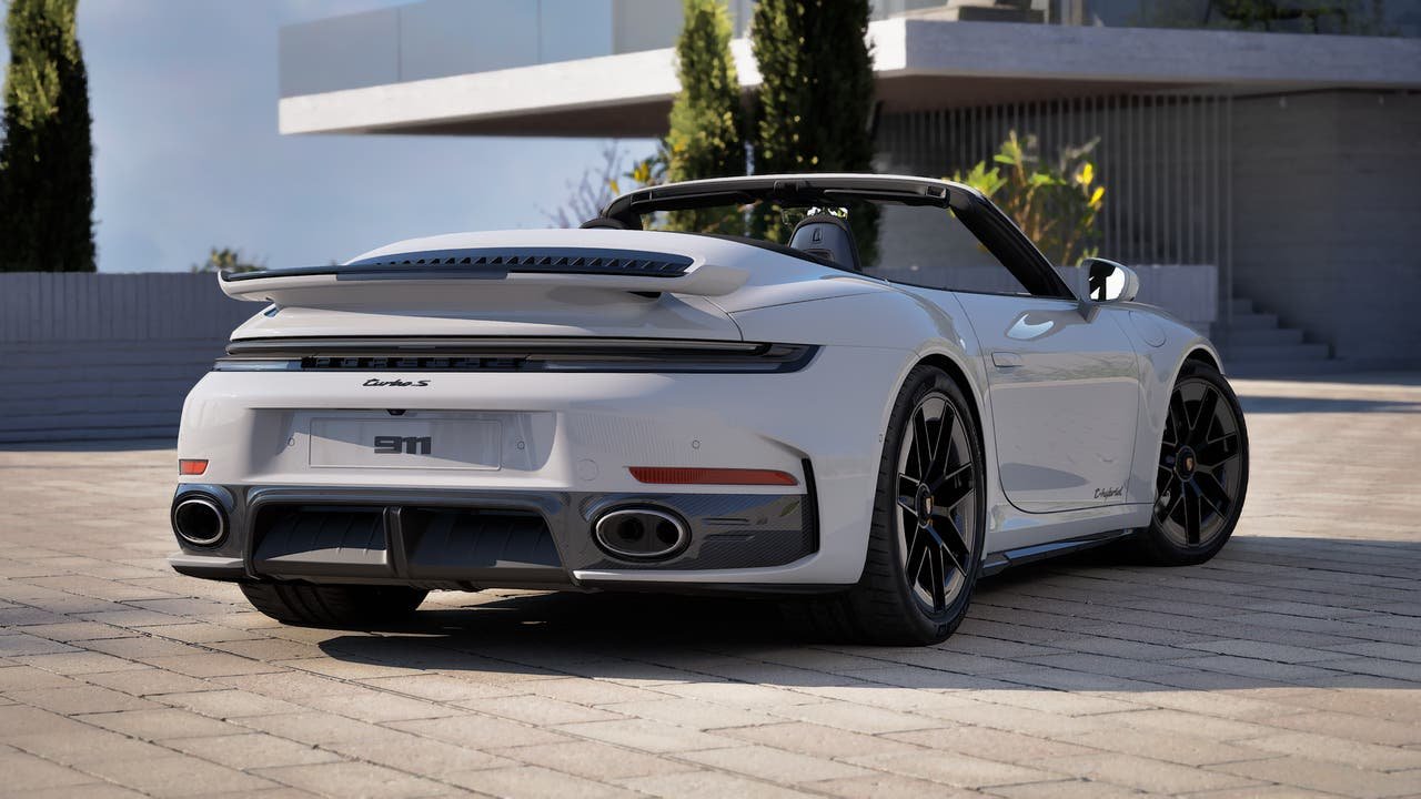 New 2027 White Porsche Turbo S Cabriolet image 9