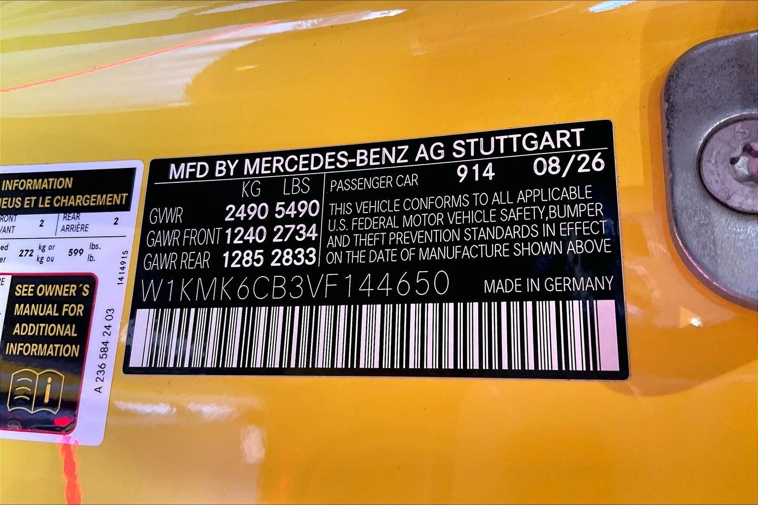 New 2027 Sun Yellow Mercedes-Benz AMG® CLE 53 4MATIC+ Cabriolet image 25