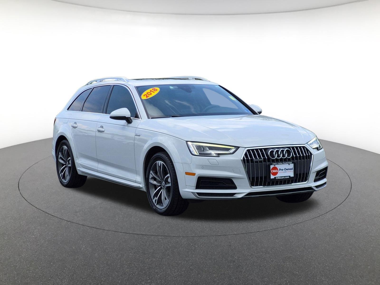 Used 2018 Glacier White Metallic Audi Premium Plus image 7