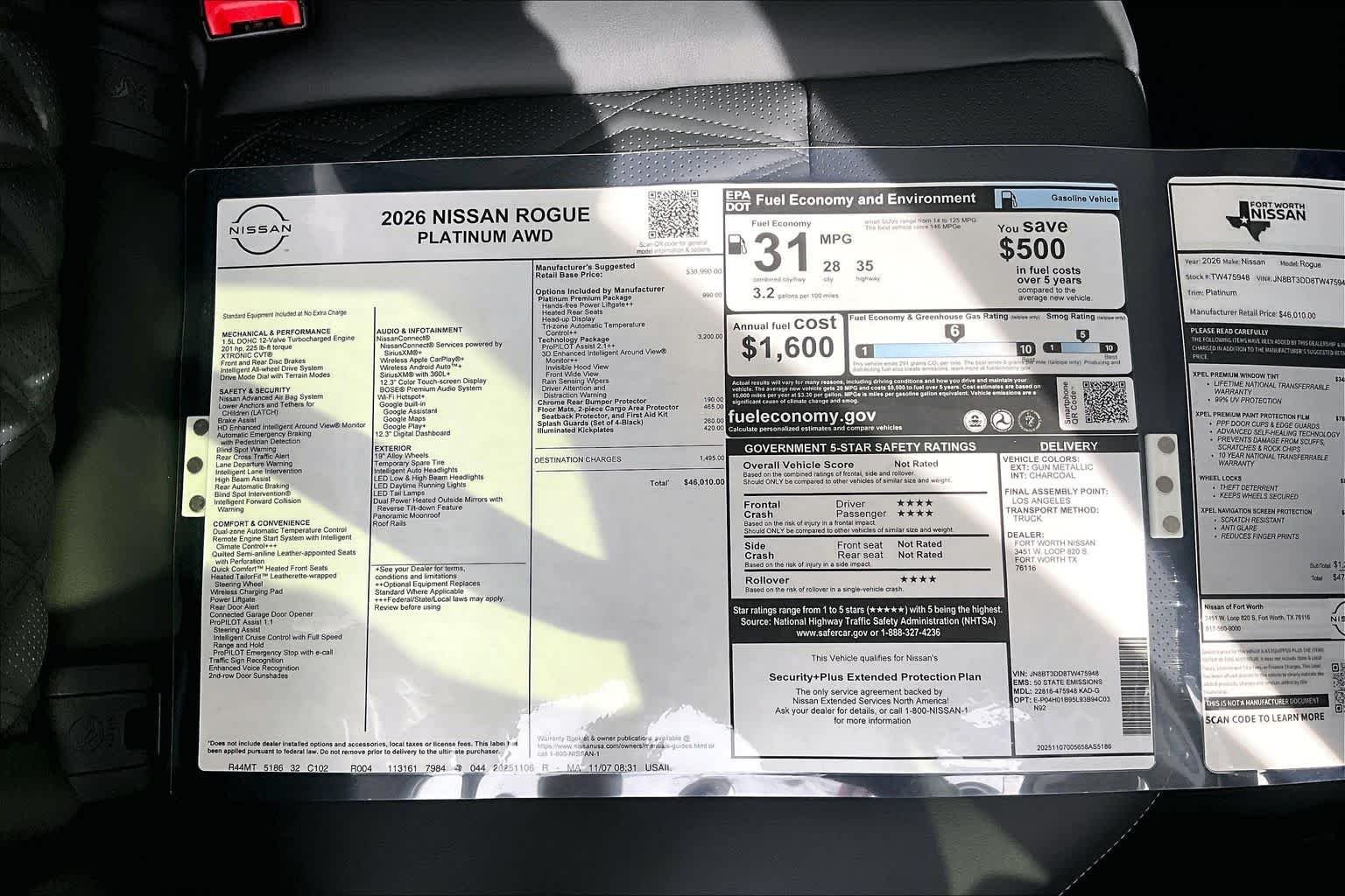 2026 Nissan Rogue Platinum - Photo 19