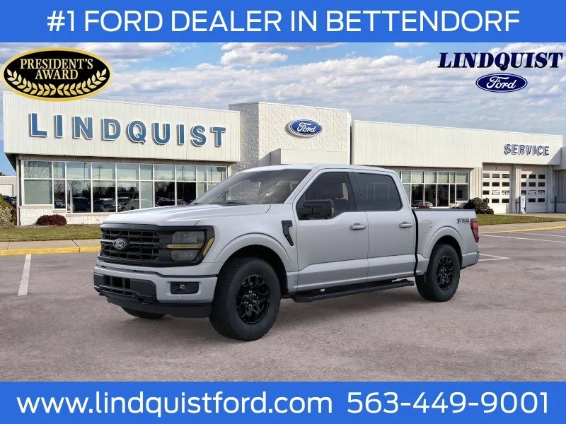 New 2026 Iconic Silver Metallic Ford XLT image 1