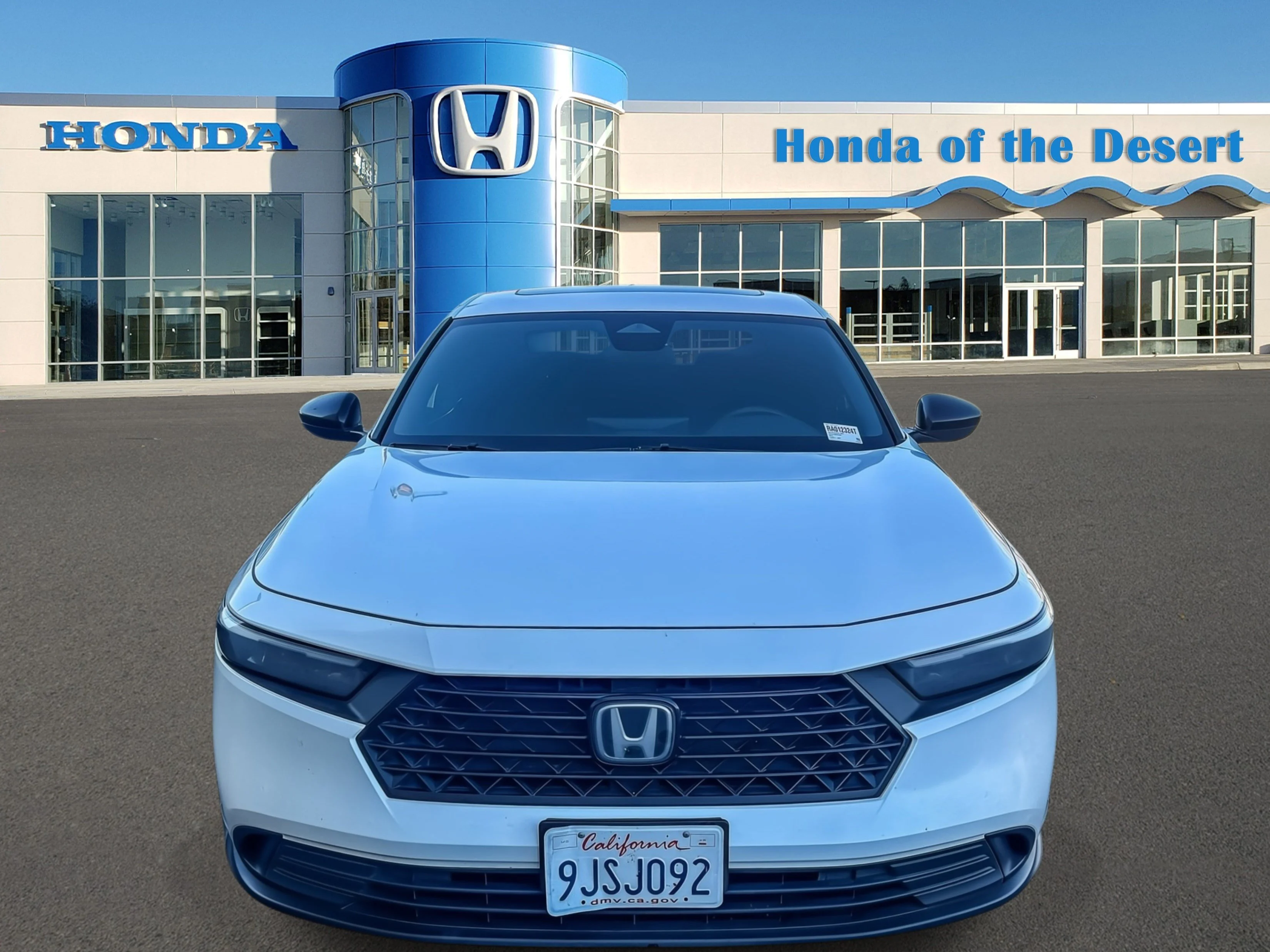Used 2024 Platinum White Pearl Honda Sport image 2