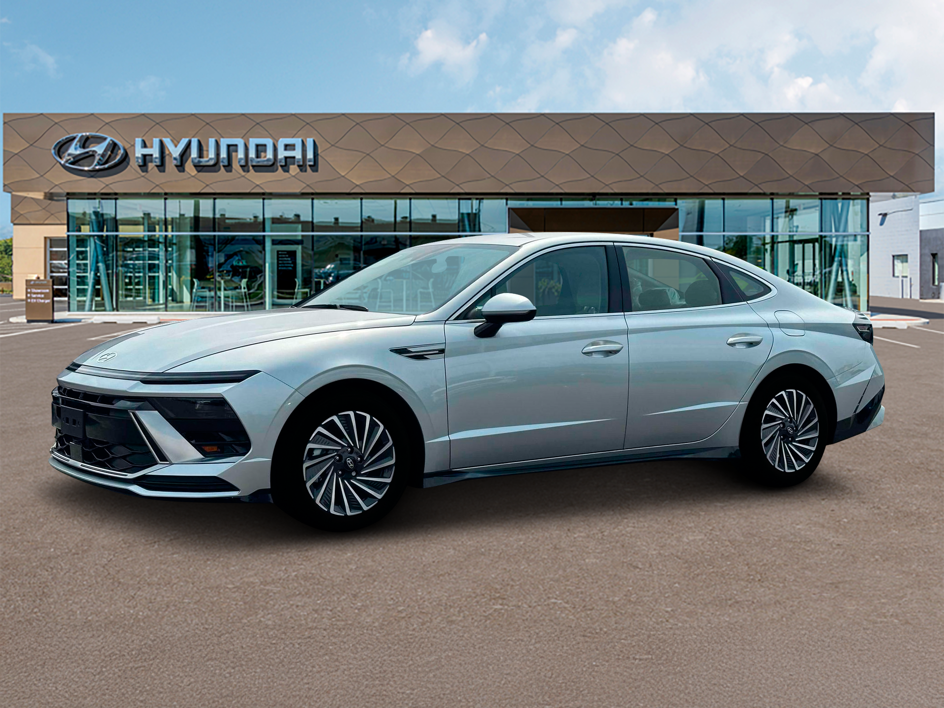 New 2025 Silver Hyundai SEL image 2