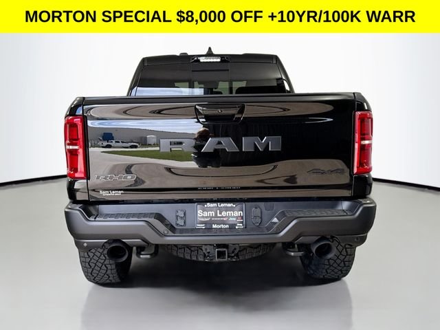 New 2026 Diamond Black Crystal Pearl-Coat Exterior Paint Ram RHO image 6