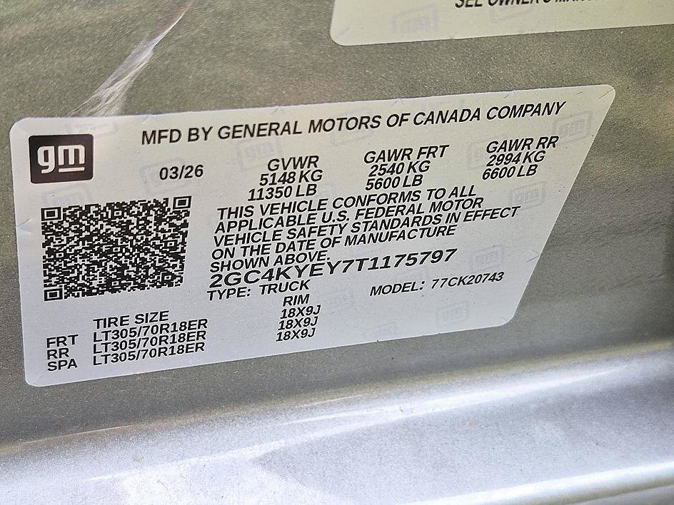 Used 2026 Sterling Gray Metallic Chevrolet ZR2 image 38