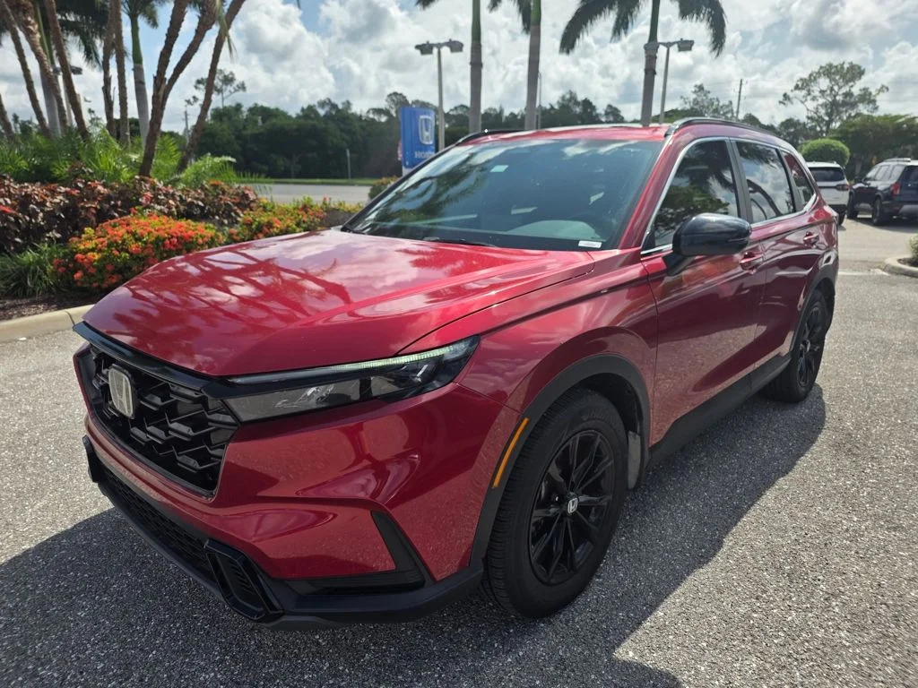 Certified Used 2024 Radiant Red Metallic Honda Sport image 1