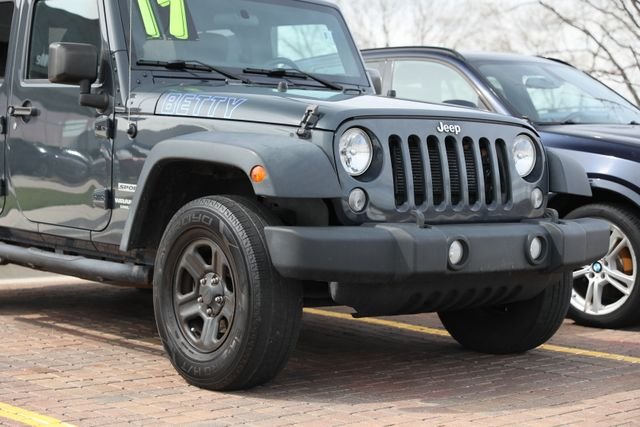 Used 2017 Gray Jeep Unlimited Sport image 23