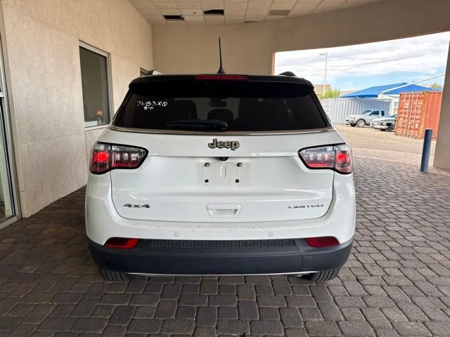Used 2023 Bright White Clearcoat Jeep Limited image 3