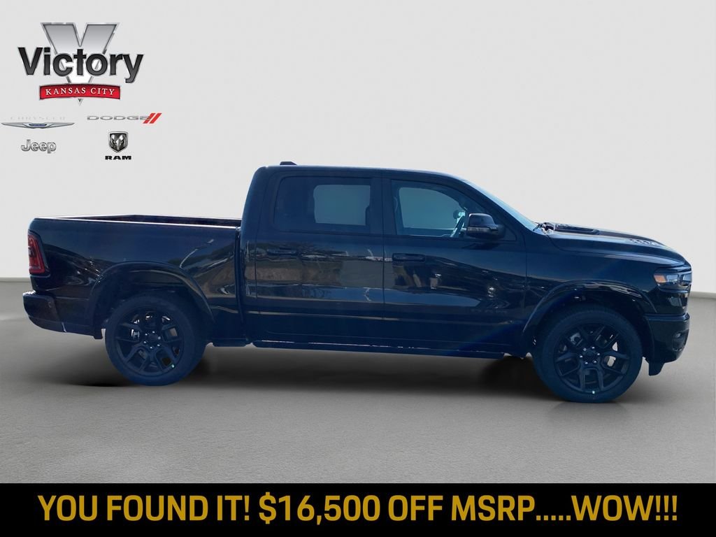 New 2026 Diamond Black Crystal Pearl-Coat Exterior Paint RAM Laramie image 8