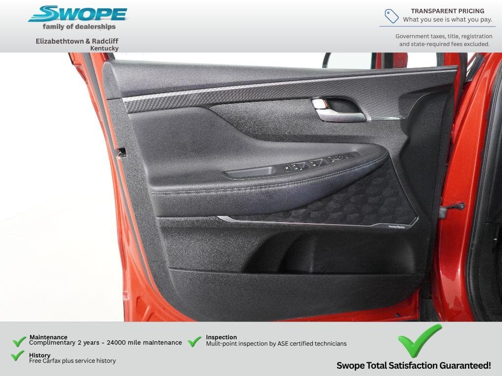Used 2022 Calypso Red Hyundai SEL image 14