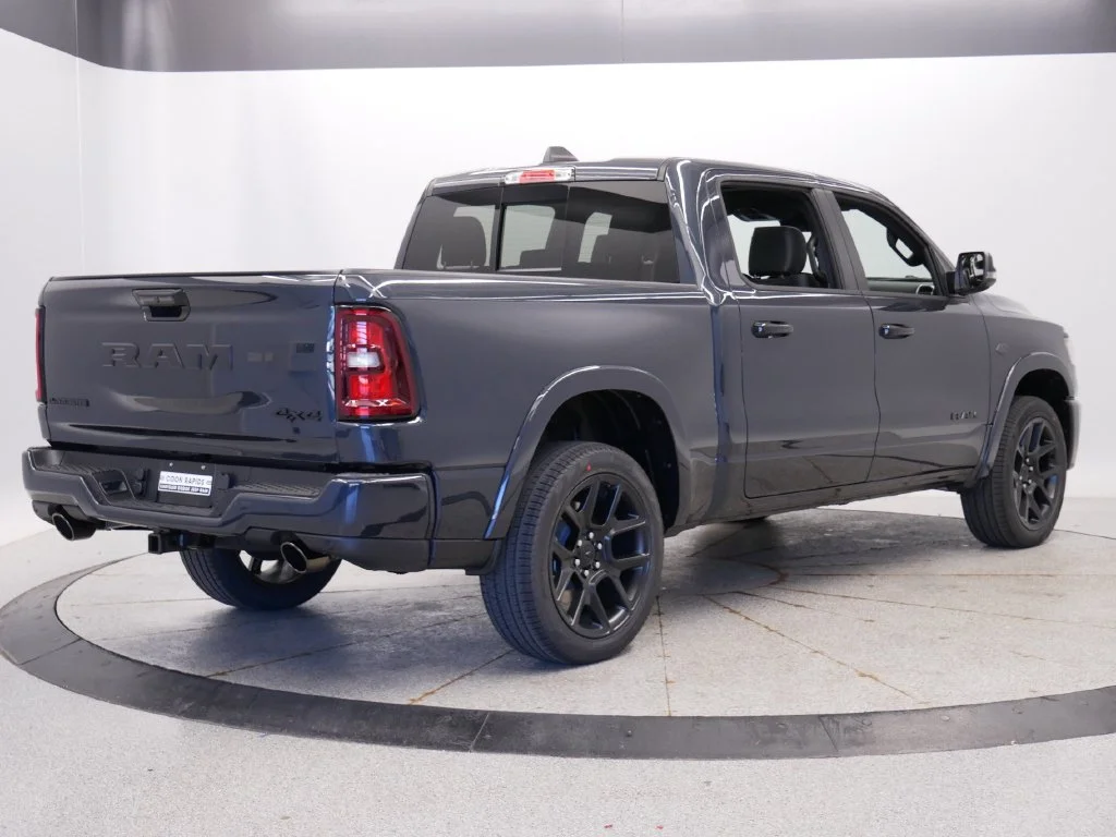 New 2027 Forged Blue Metallic Exterior Paint Ram Laramie image 6