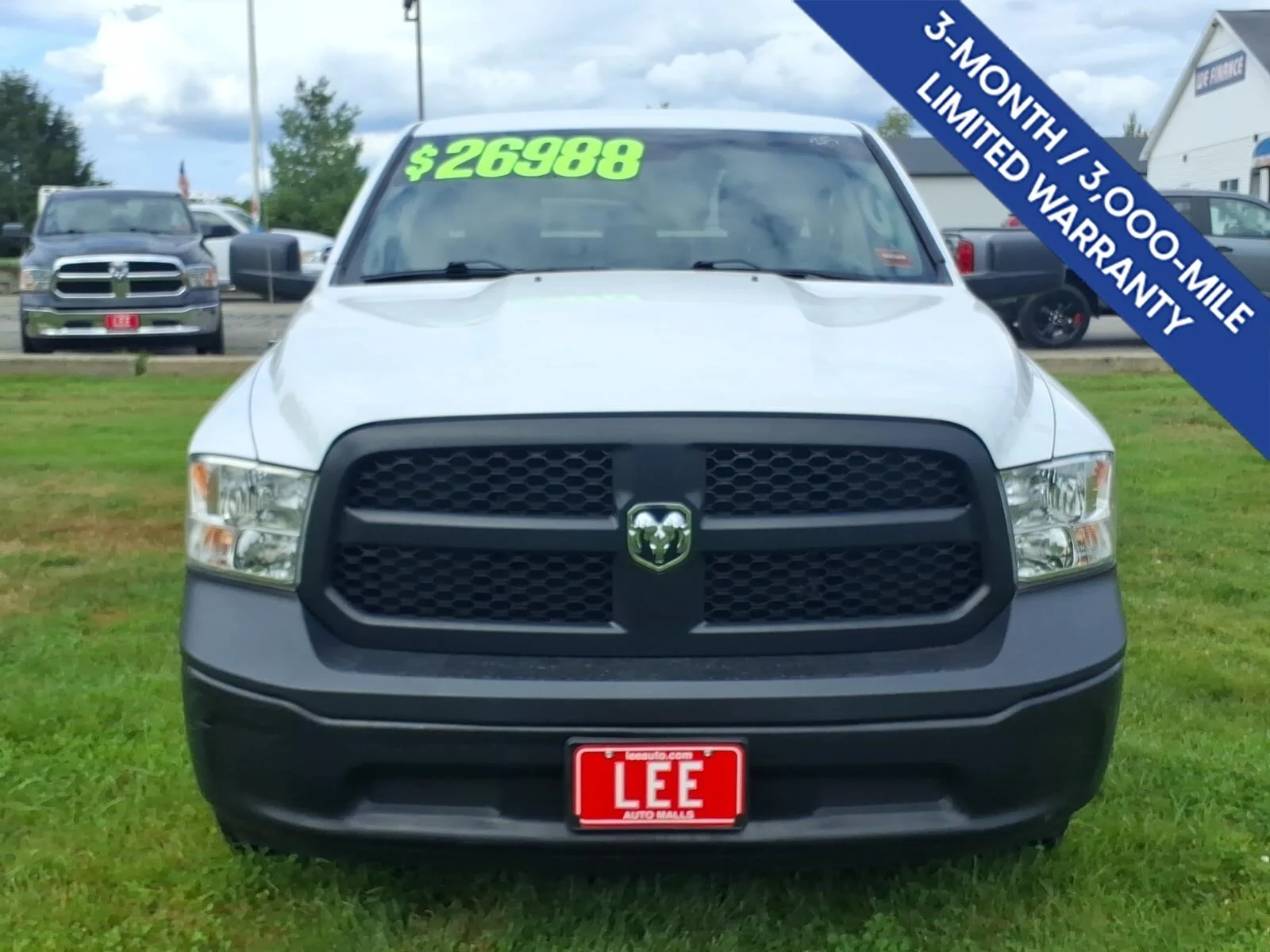 Used 2022 Bright White Clearcoat Ram Tradesman image 2