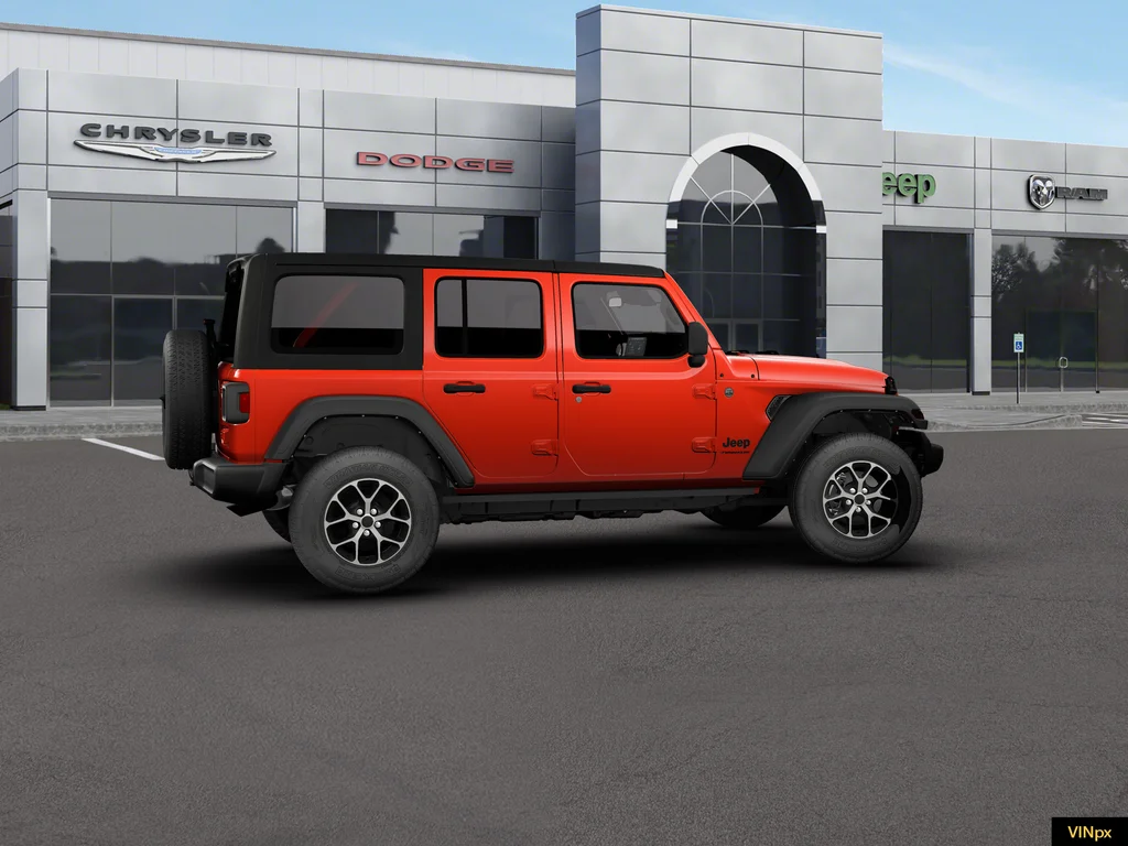 New 2026 Firecracker Red Clear-Coat Exterior Paint Jeep Sport S image 14