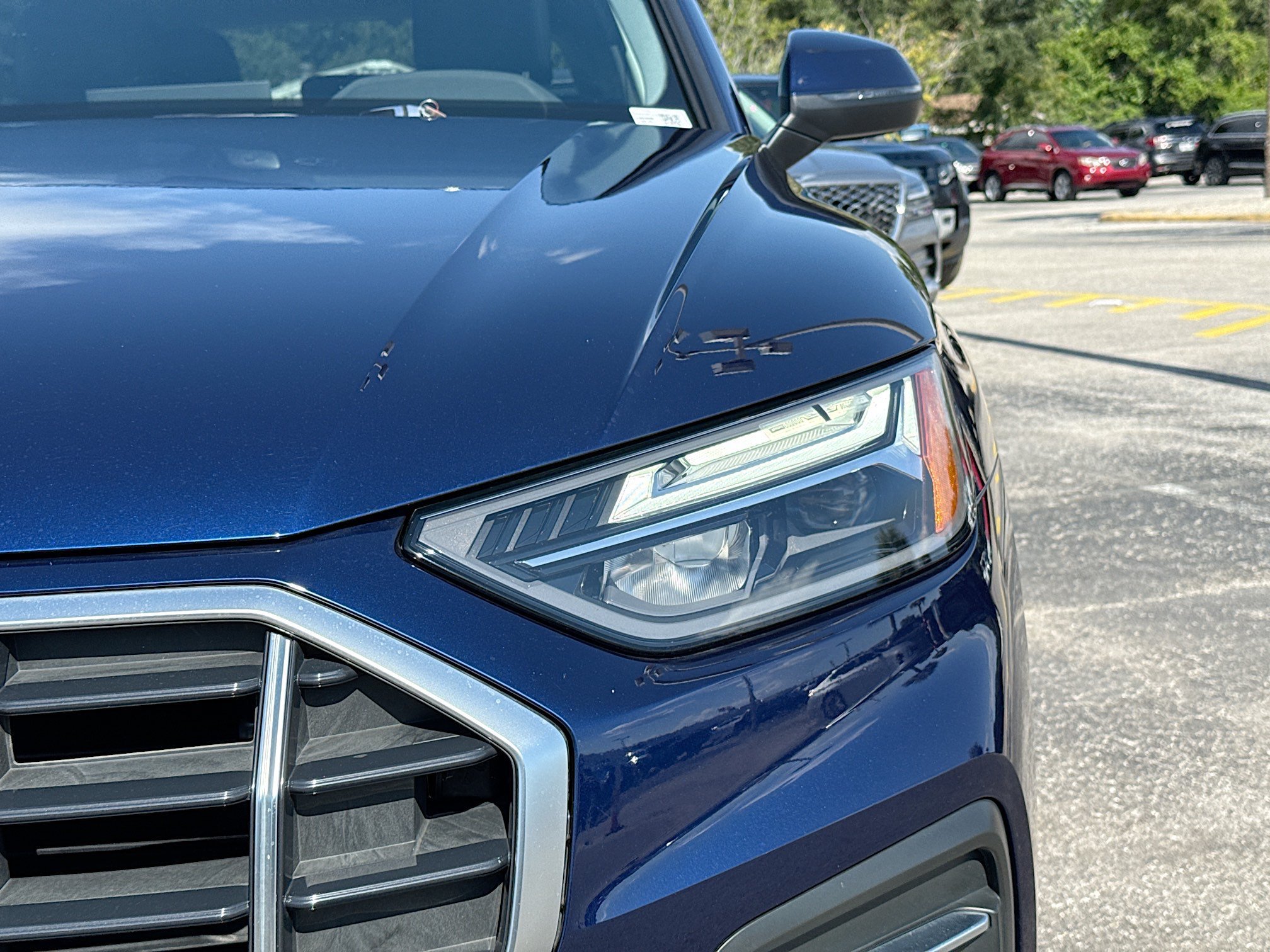 Used 2021 Navarra Blue Metallic Audi Premium Plus image 9