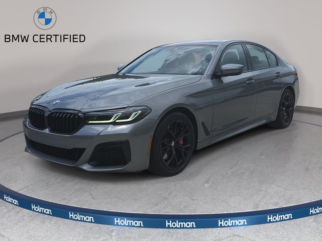 Certified Used 2023 Skyscraper Grey Metallic BMW 530i image 1