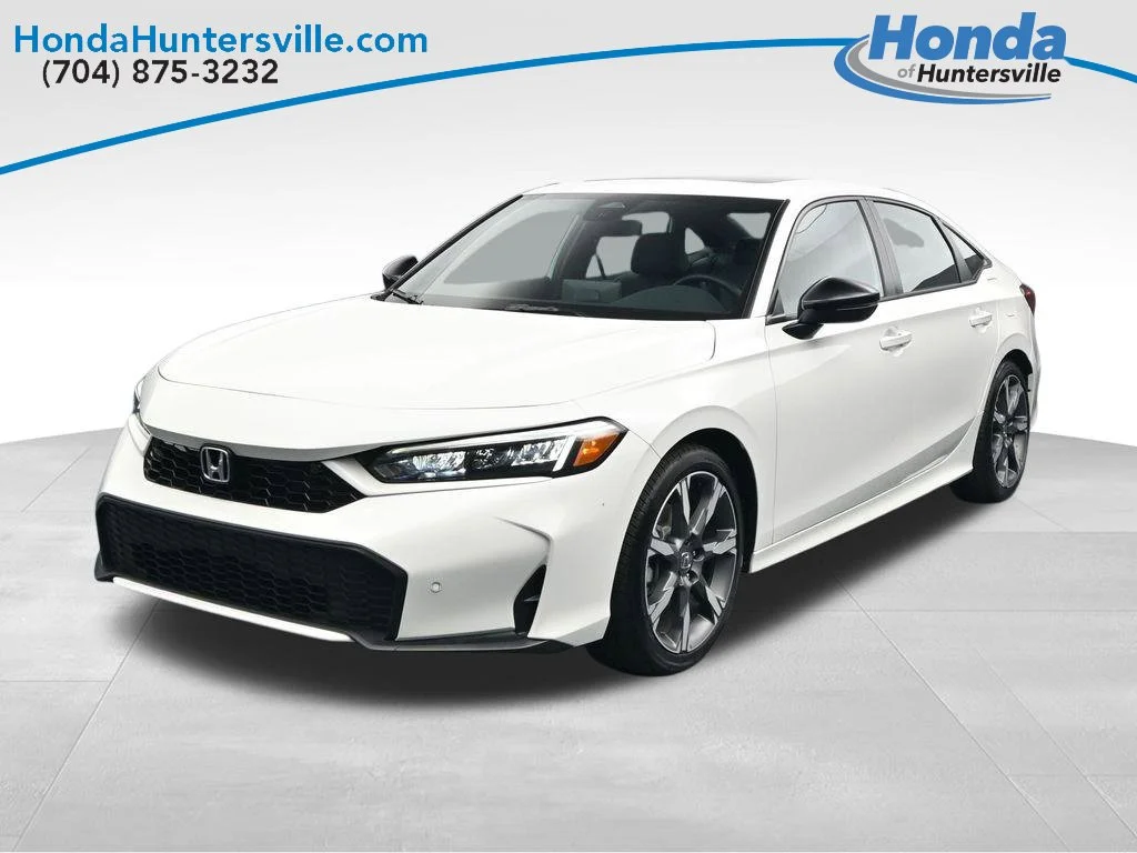 Certified Used 2026 Platinum White Pearl Honda 2WD Sport Touring Hybrid image 3