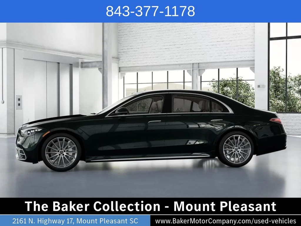 Certified Used 2026 Emerald Green Metallic Mercedes-Benz S 500 image 35