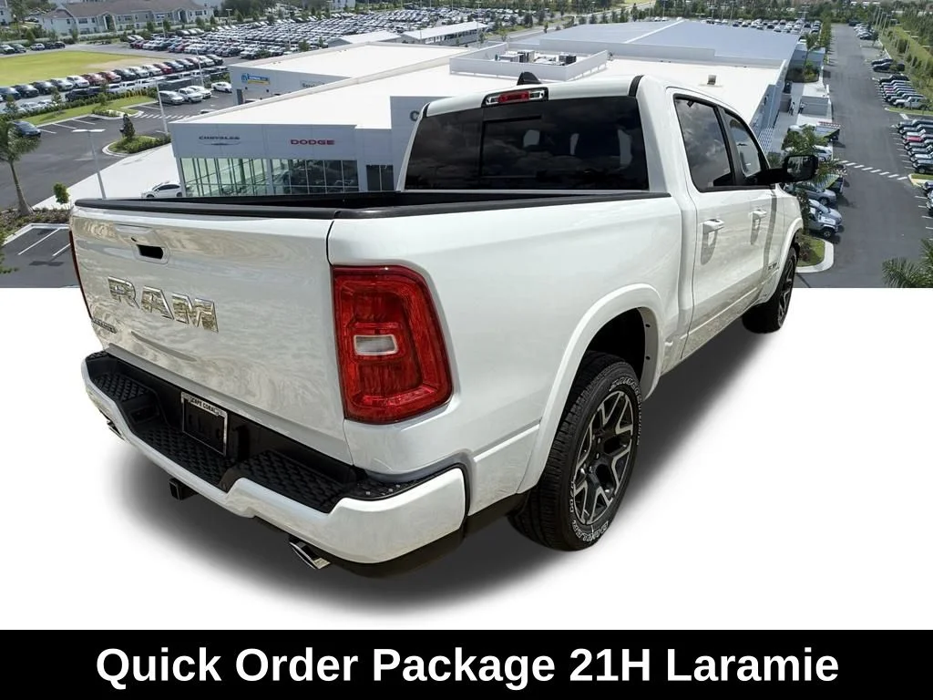 New 2026 Bright White Clear-Coat Exterior Paint RAM Laramie image 4