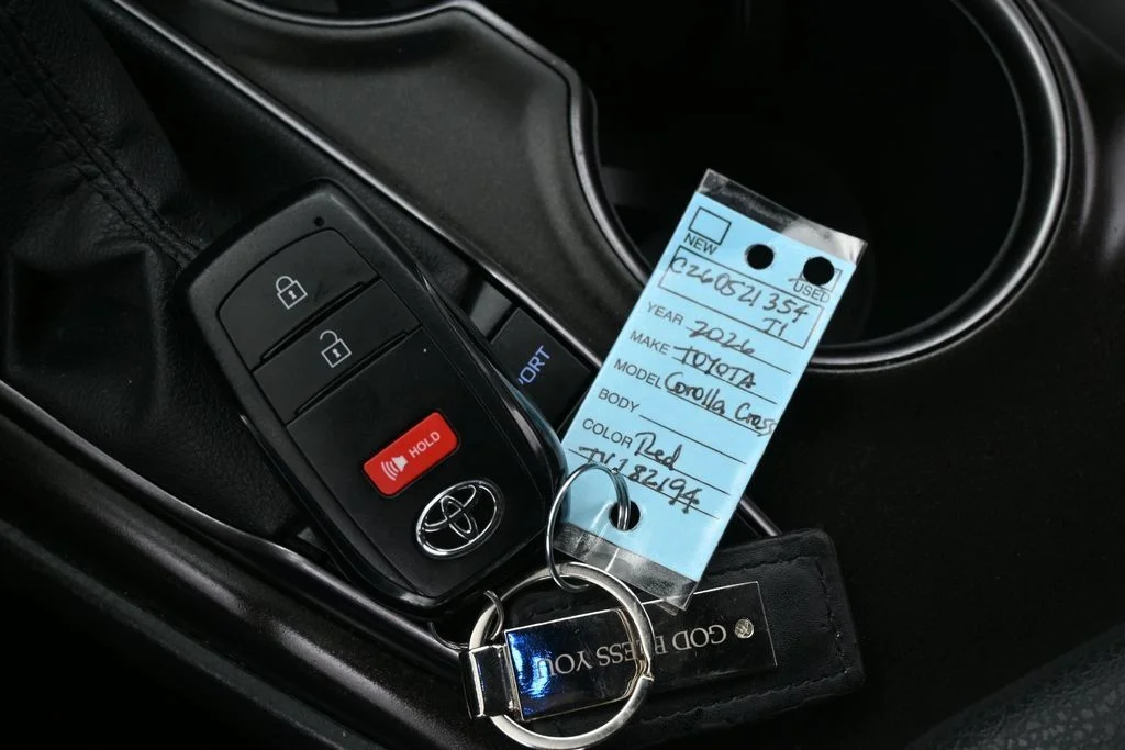 Used 2024 Celestial Silver Metallic Toyota SE image 26