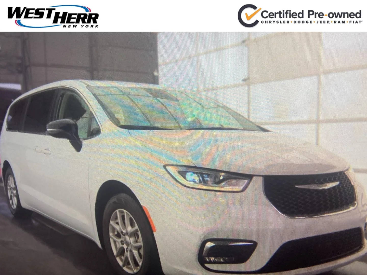Used 2024 Bright White Clearcoat Chrysler Touring L image 1