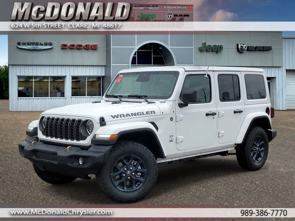 New 2026 Bright White Clear-Coat Exterior Paint Jeep 85th Anniversary image 1