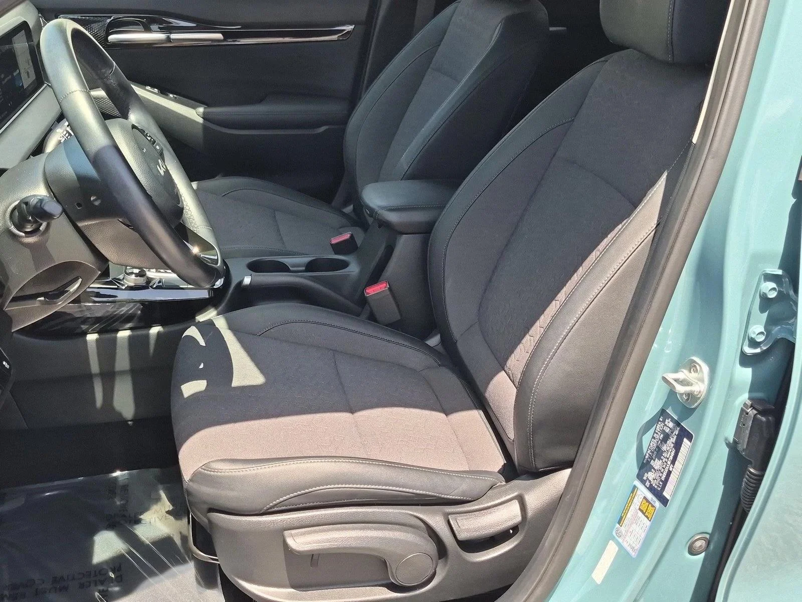 Used 2024 Pluton Blue/Black Roof Kia S image 16