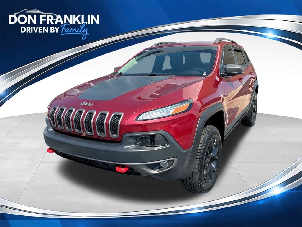 Used 2017 Red Jeep Trailhawk image 1