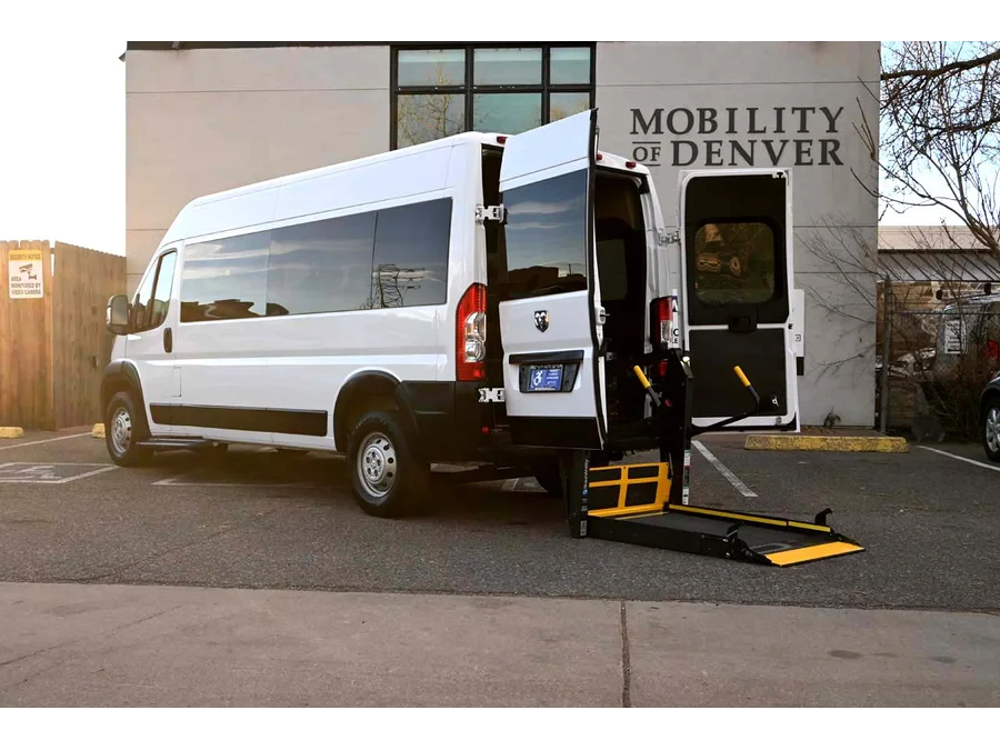 Used 2022 WHITE Ram High Roof 159 WB Mobility Handicap Van image 2