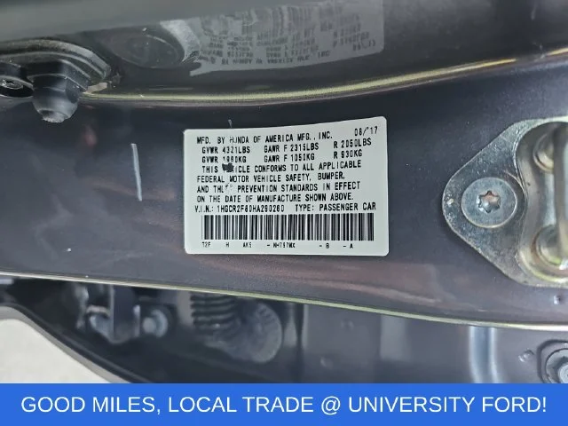 Used 2017 Gray Honda EX-L image 32