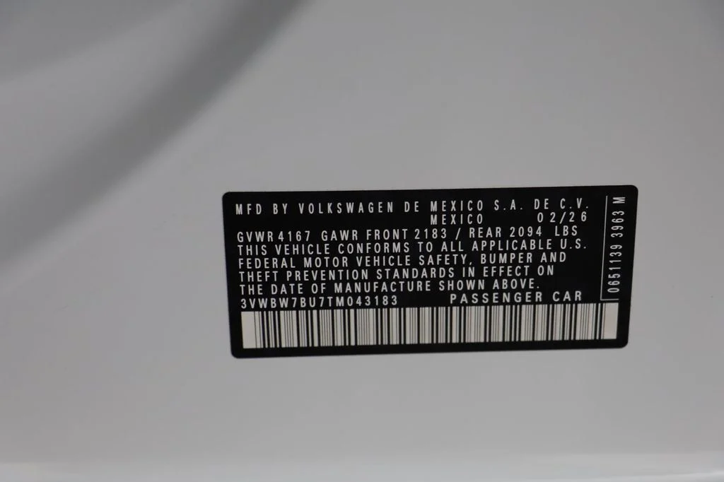 New 2026 Pure White Volkswagen 1.5T Sport image 24