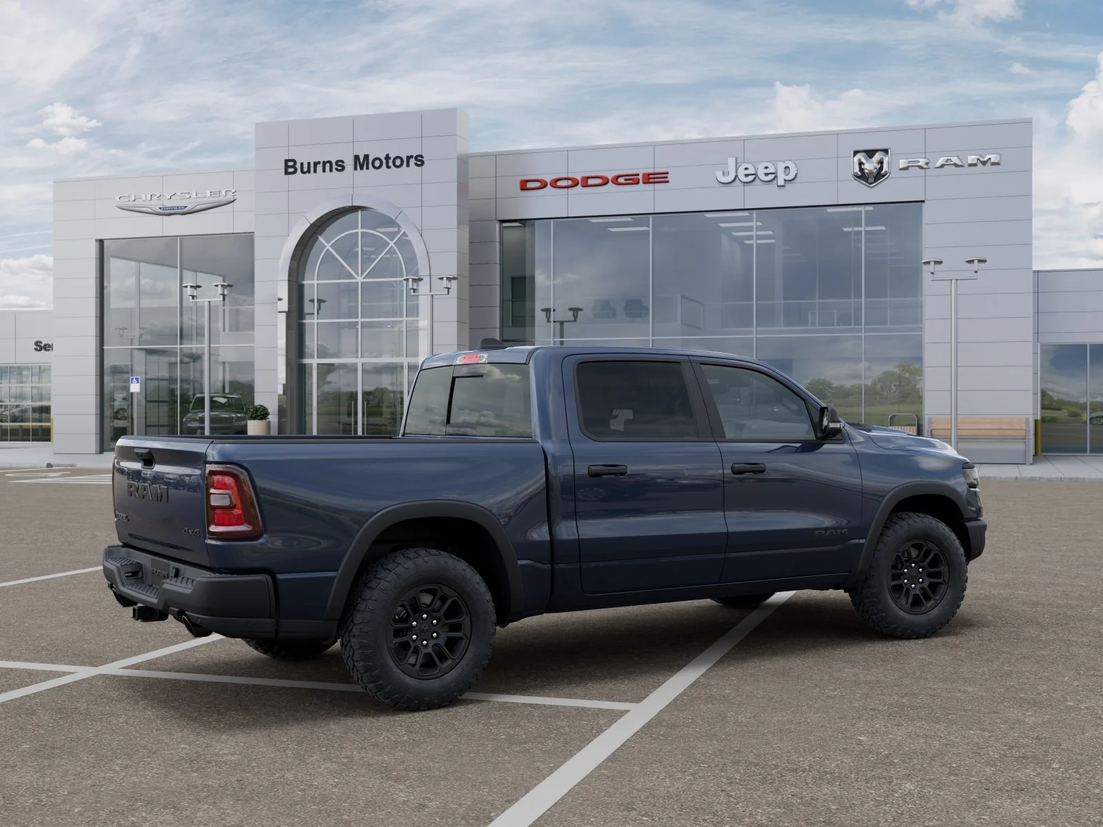 New 2026 Forged Blue Metallic Exterior Paint RAM Rebel image 30