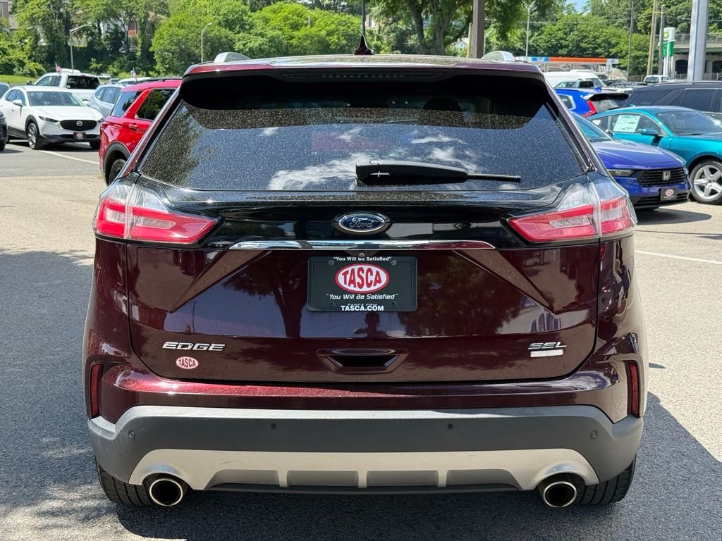 Used 2019 Burgundy Velvet Metallic Tinted Clearcoat Ford SEL image 9