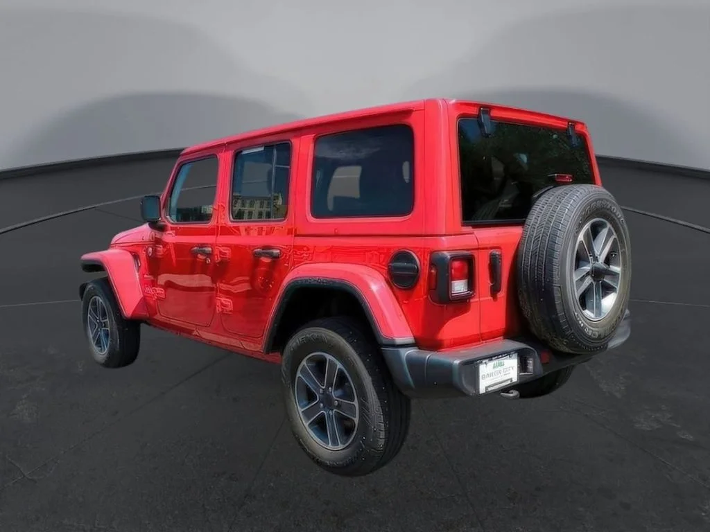 Used 2023 Firecracker Red Jeep Sahara image 8