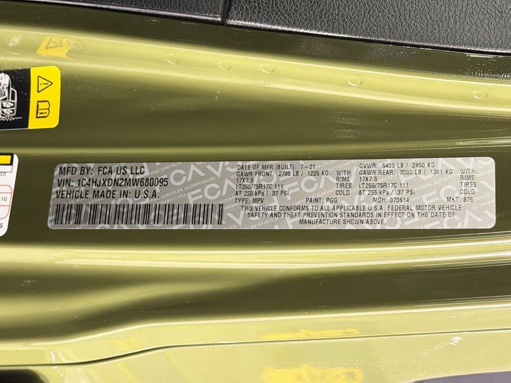 Used 2021 Green Jeep Unlimited Willys image 30