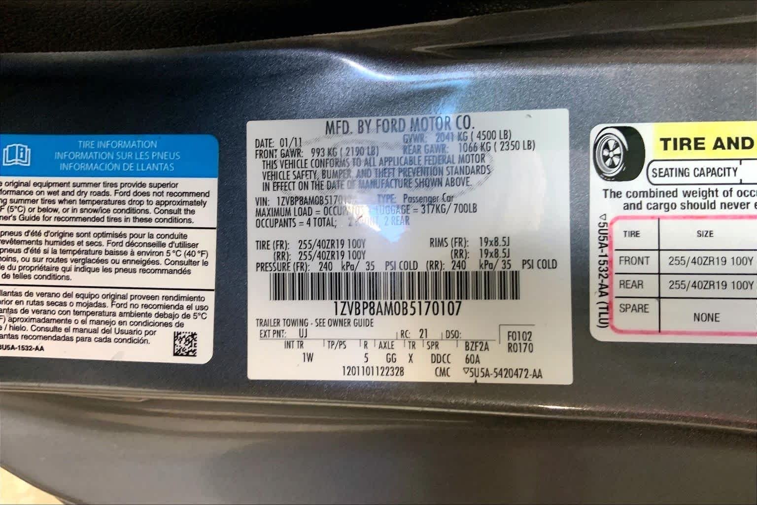 Used 2011 Sterling Gray Clearcoat Metallic Ford V6 image 29