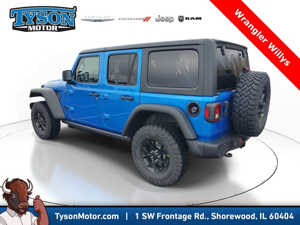 New 2026 Hydro Blue Pearl-Coat Exterior Paint Jeep Willys image 3