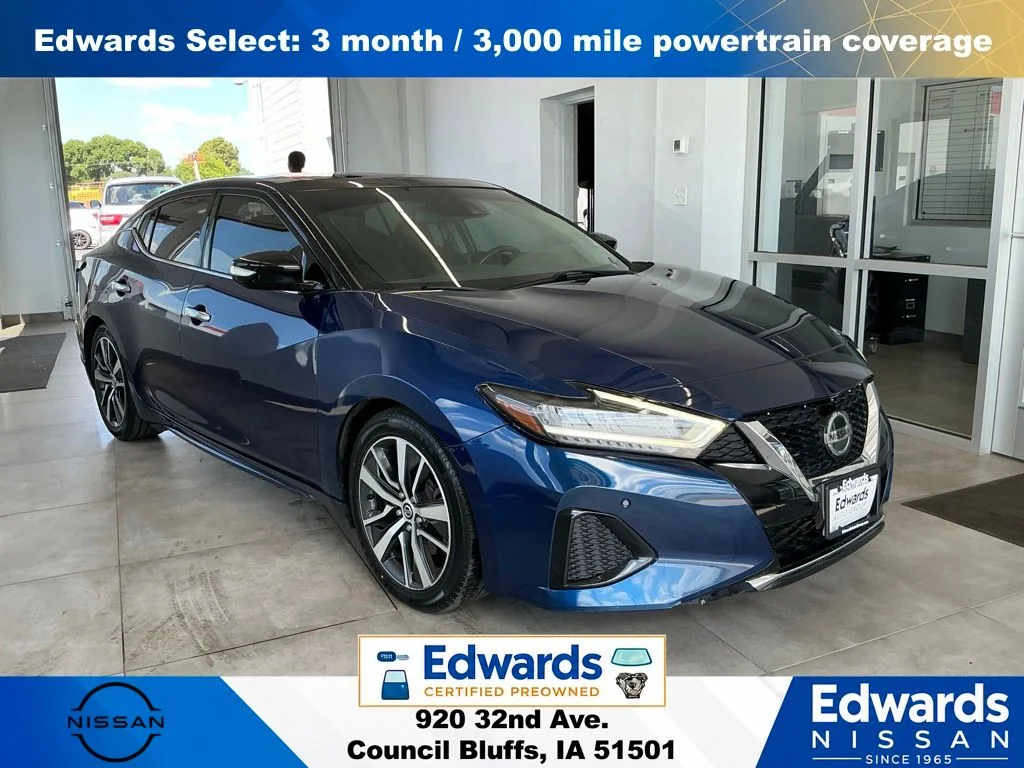Used 2020 Nissan Maxima SL with VIN 1N4AA6DV2LC379960 for sale in Council Bluffs, IA