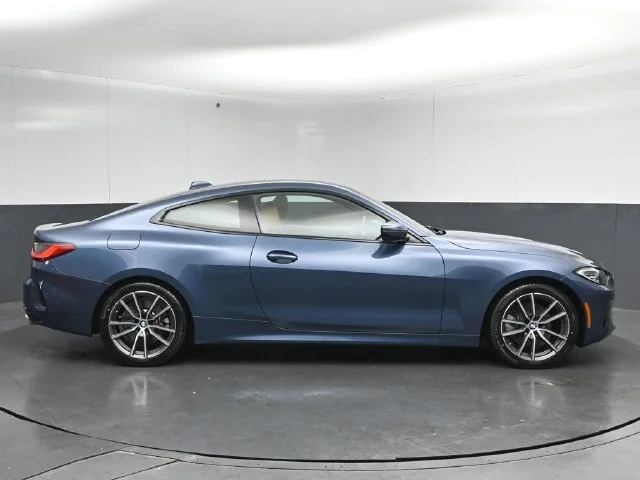 Certified Used 2021 Arctic Race Blue Metallic BMW 430i xDrive image 8